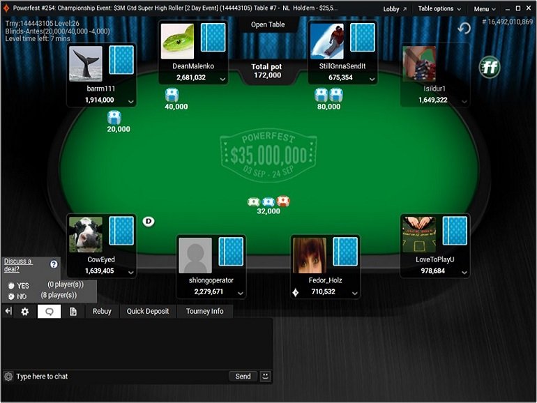 Powerfest 254 $3M Gtd SHR Final Table